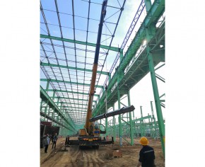 太行鋼鐵施工現場
